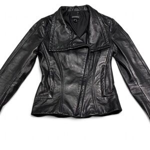 Danier Black Leather Jacket